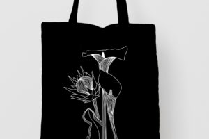 Pure Products Black Botanical Totebag