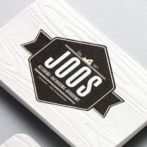 Joos joiners business cards