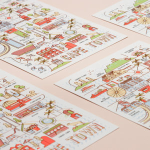 Pure products postcards