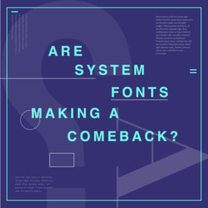 System fonts