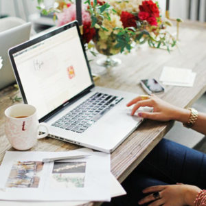 web design typing
