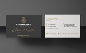 Graham Beck Business Cards