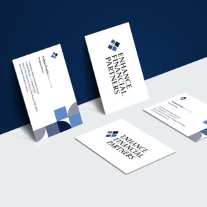 Enhance Financial Partners Brand Business Cards