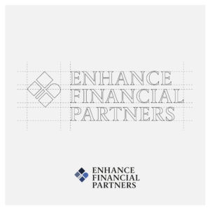 Enhance Financial Partners Logo Design Breakdown