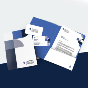 Enhance Financial Partners Brand Corporate Stationery