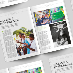 Wine Estate Views Publication Design Spreads