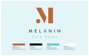 Melanin Logo Colour Breakdown