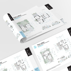 Somerset Lakes Content Marketing Illustrated Floor Plans