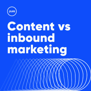 Pure Creative Content vs Inbound Marketing Blog Post